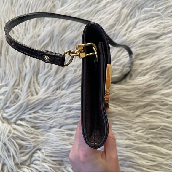 Louis Vuitton Amarante Monogram Vernis Rossmore Mm Brown Patent Leather Bag EUC - Picture 6 of 12